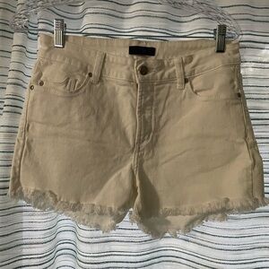 NYDJ White Jean Shorts